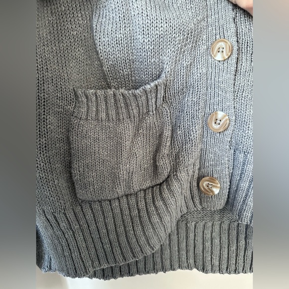 Quince cotton linen relaxed cardigan - Picture 4 of 5